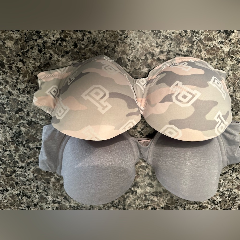 Set of VS and Pink bras.